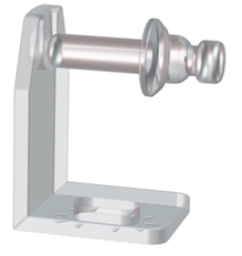 25mm Hold Down Bracket & Pin (Venetians)